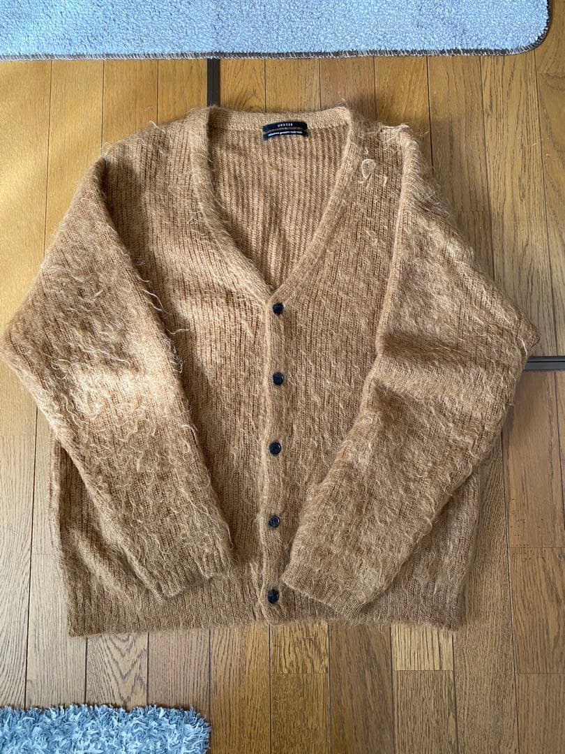 UNUSED モヘア　キャメル　野村訓市　カーディガン