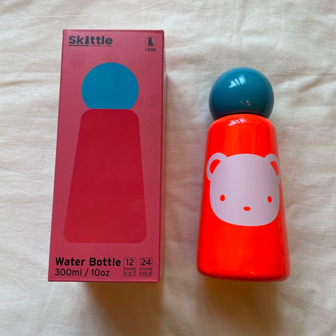 ファミリア　ステンレスボトル　Skittle 水筒 300ml オレンジ色