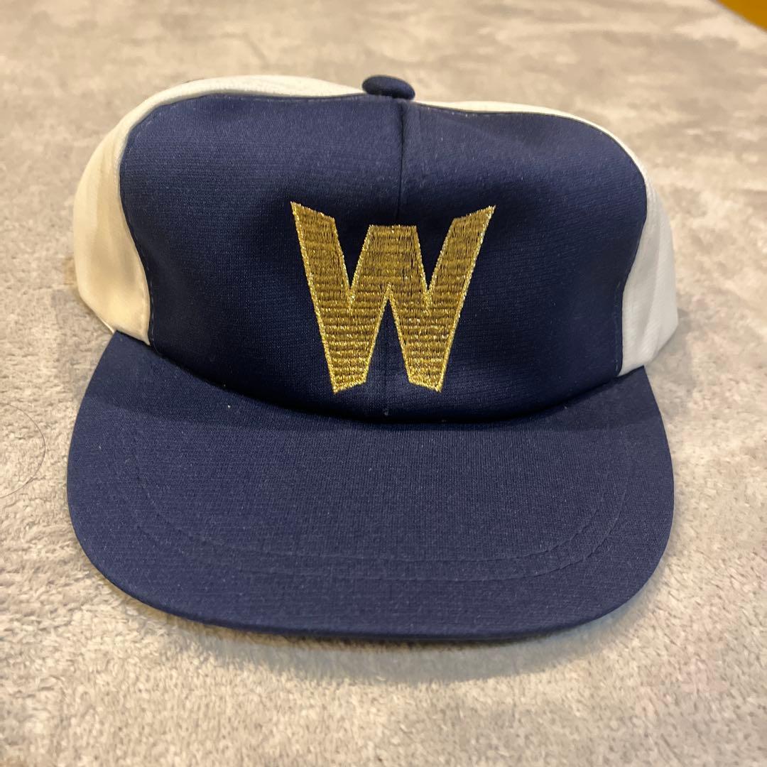 大洋ホエールズ　ネイビー ホワイト キャップ　希少