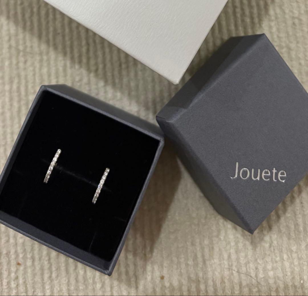 Jouete ジルコニア フープピアス　ジュエッテ　ピアス