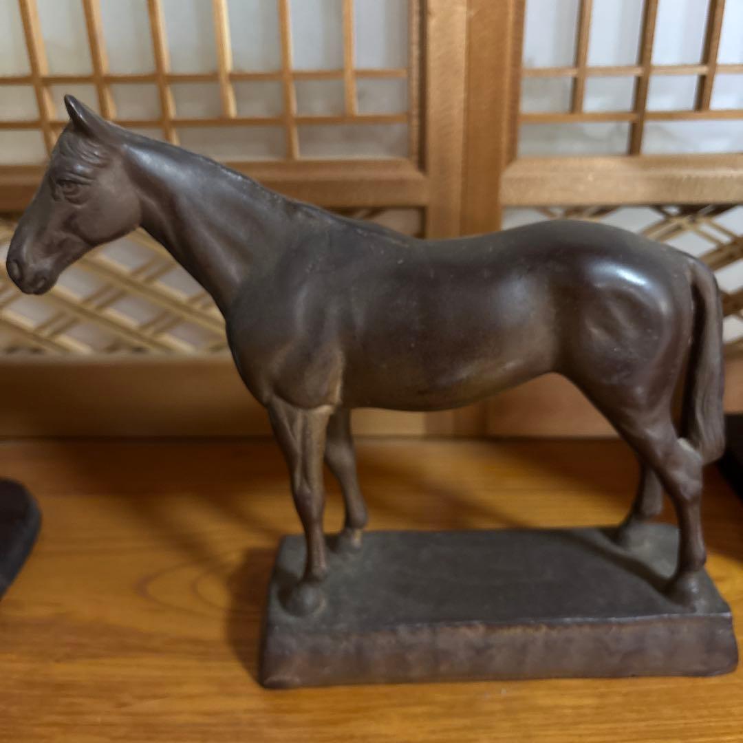 馬　鉄　置物