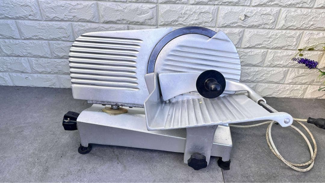 ABM タザキ　業務用　ミートスライサー　イタリア製　手動　ハムスライサー