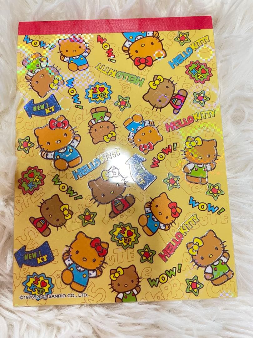 【未使用】日焼けキティ　ハローキティ メモ帳 2007年製