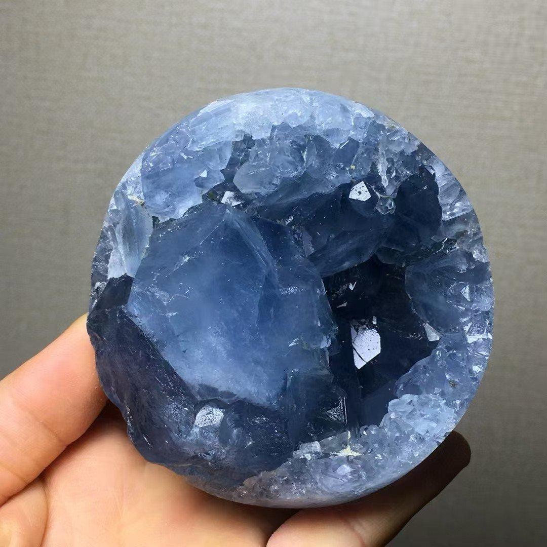 AAAAAAAA級天然セレスタイト原石B1202/YS/L80/229D