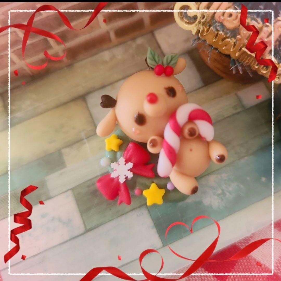 クリスマス☆リース☆トナカイ(スティック)