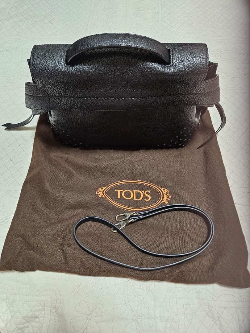 美品トッズ TOD'S 2WAYハンドバッグ ウェーブバッグ