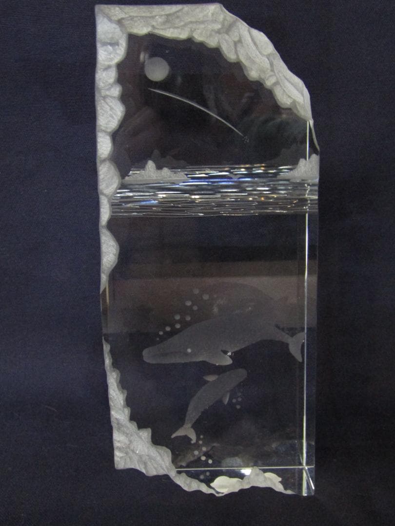 HOYAクリスタル　限定品　クリスタル海洋生物彫刻　希少品