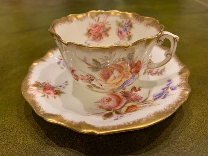 【希少】100年越え！ハマースレイ　アンティーク　ドレスデンスプレー