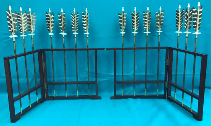 20号 矢屏風 花梨塗