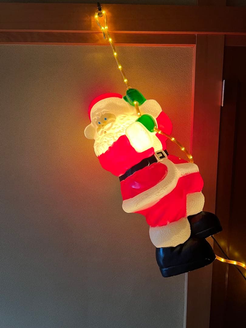 サンタクロース 装飾ライト 約75cm