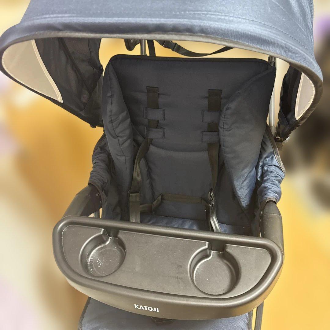 カトージ　2人でゴー　2人乗りベビーカー