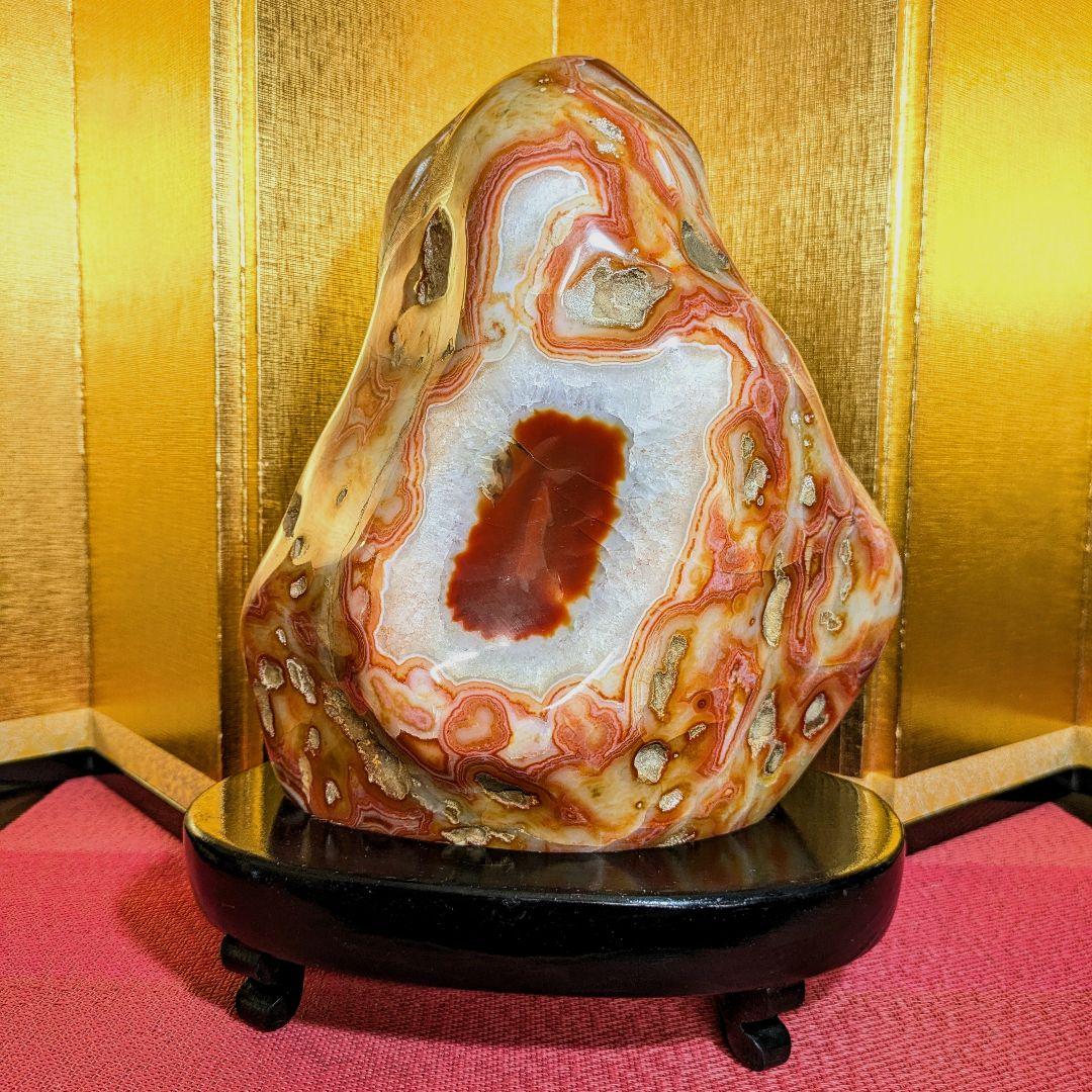 メノウ6.0㌔ 瑪瑙 鑑賞石 観賞石 水石 盆石 天然石 置物